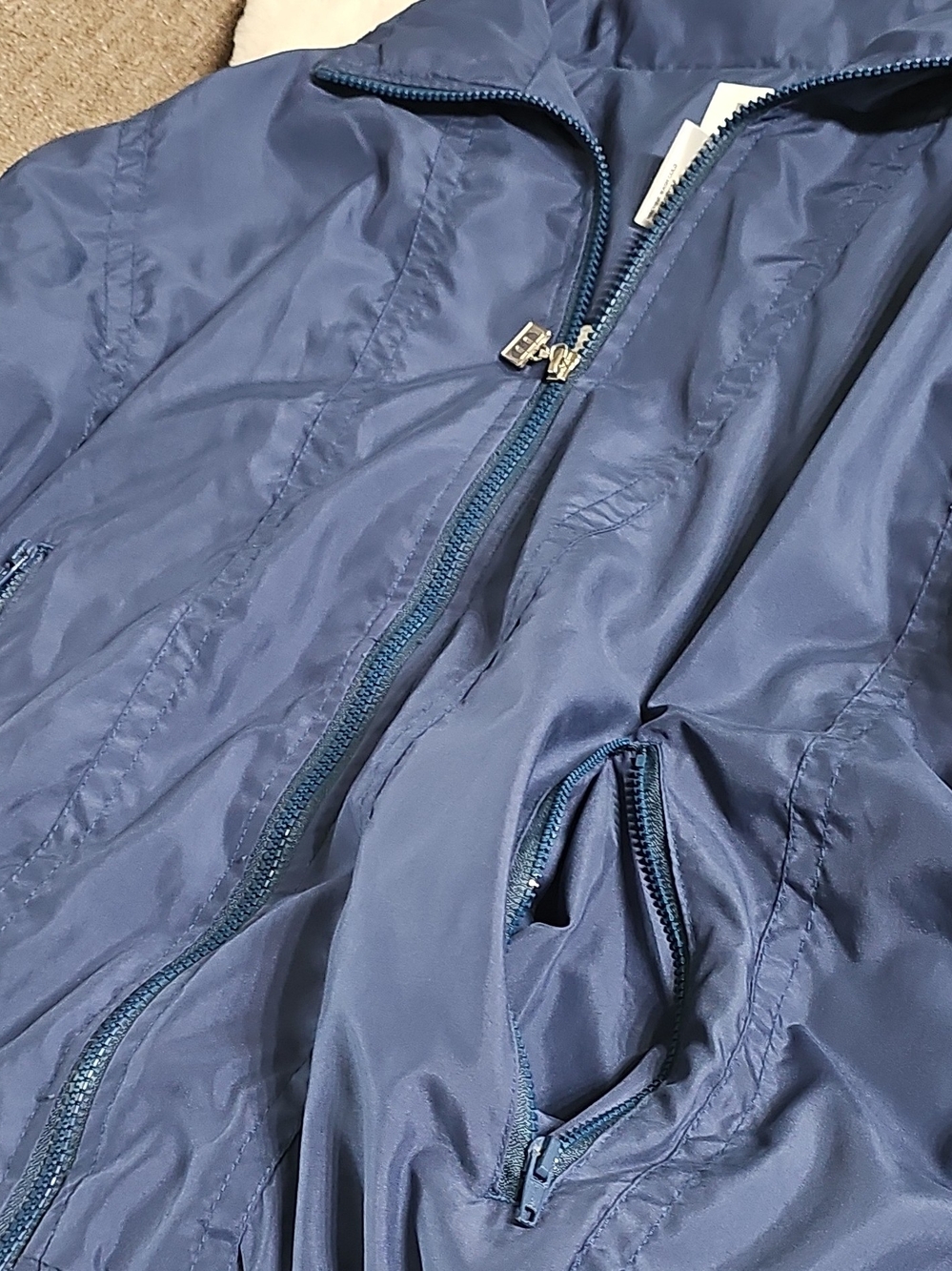 90s Wilson Blue Lightweight Tracksuit Jacket with Zip Pockets and Pants